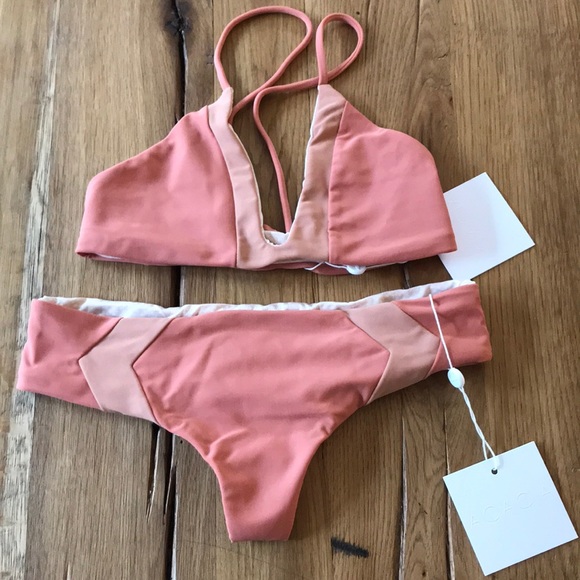 acacia swimwear Other - Acacia Pupukea/Mentawi Papaya/Topless NWT S/M